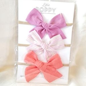 Little Poppy Co Headband Bow Set of 3